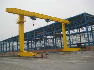 Single Girder Gantry Crane with Electric Hoist Lifting Equipment