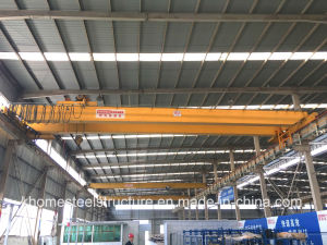 European Bridge Crane Double Girder Overhead Crane with Electric Hoist